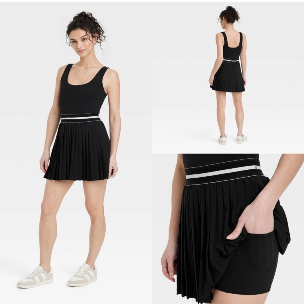 All in Motion Target Women’s Pleated Active Dress in Black